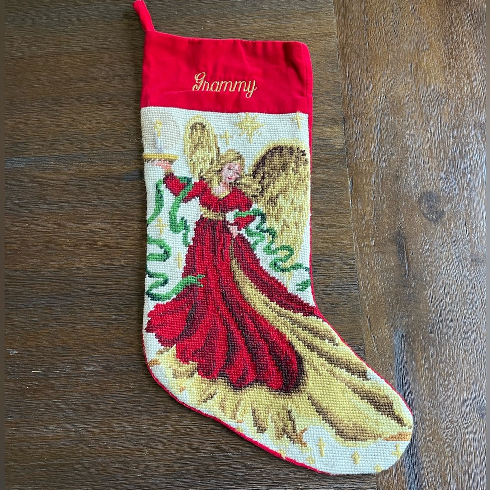 “Grammy” | Needlepoint | Christmas Stocking | Lillian Vernon